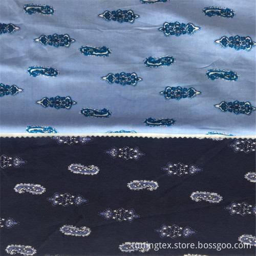 Rayon Border Print Fabric